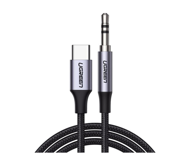 UGREEN Kabel USB-C CM450 do mini jack 3.5mm AUX 1m czarny - 1489140 - zdjęcie